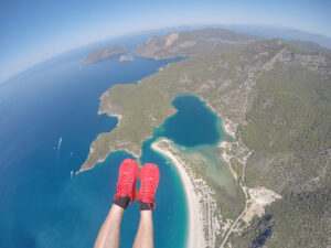 My shoes and paragliding