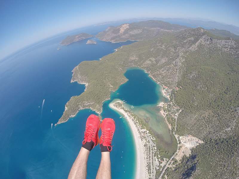 My shoes and paragliding
